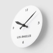 Los Angeles Wall Clock Ronde Klok (Hoek)
