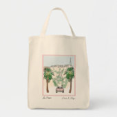Los Angeles Waterverf bruiloft Tote Bag (Voorkant)