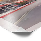 Los Angeles waterverf kunst Foto Afdruk (Hoek)