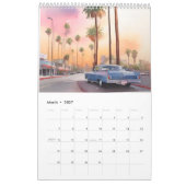 Los Angeles waterverf kunst Kalender (Mar 2027)