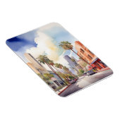Los Angeles waterverf kunst Magneet (Rechterzijde)
