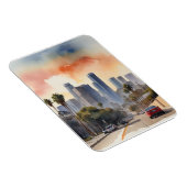 Los Angeles waterverf kunst Magneet (Rechterzijde)