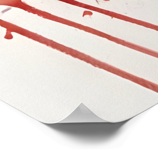 Los Angeles waterverf kunst Poster (Hoek)