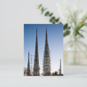 Los Angeles Watts Towers Briefkaart (Staand voorkant)