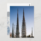 Los Angeles Watts Towers Briefkaart (Voorkant / Achterkant)