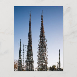 Los Angeles Watts Towers Briefkaart