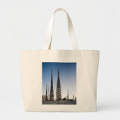 Los Angeles Watts Towers Grote Tote Bag (Voorkant)