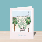 Los Angeles Wedding Dank je wel kaarten