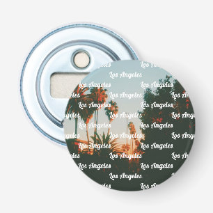 Los Angeles, West Hollywood Reis Souvenir Button Flesopener