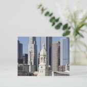 Los Angeles wolkenkrabber gebouwen op middags Briefkaart (Staand voorkant)