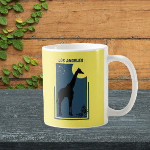 Los Angeles Zoo California  Giraffe Koffiemok