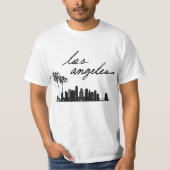 Los angeles zwart t-shirt (Voorkant)