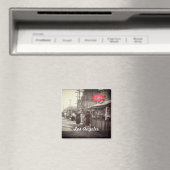 Los Angles California 1935 Olivera Street Foto Magneet (Insitu (Vaatwasser))