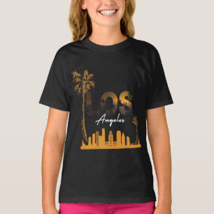 LOS ANGLES KINDER Reizen liefhebber familie T-shir T-shirt