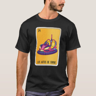 Los Autos De Choque Mexicaanse Loteria Mexico Lote T-shirt