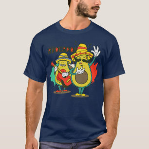 Los Avocados Cinco de Mayo Mexican Guitar en T-shirt