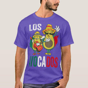 Los Avocados Meican Avocado Meico Vlag Cinco De Ma T-shirt