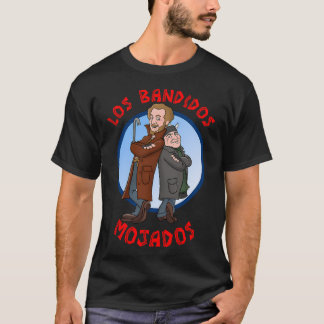 Los Bandidos Mojados Cartoon Ontwerp T-shirt