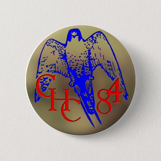 Los Banos 1984 Ronde Button 5,7 Cm (Voorkant)