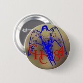 Los Banos 1984 Ronde Button 5,7 Cm (Voorkant /achterkant)