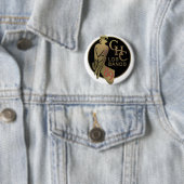 Los Banos 1989 Ronde Button 5,7 Cm (In situ)