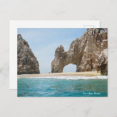 Los Cabos Baja Mexico-woestijnlandschap Zee Feestdagenkaart (Voorkant / Achterkant)