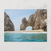 Los Cabos Baja Mexico-woestijnlandschap Zee Feestdagenkaart (Voorkant)