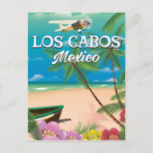 Los Cabos Mexico Beach poster Briefkaart (Voorkant)