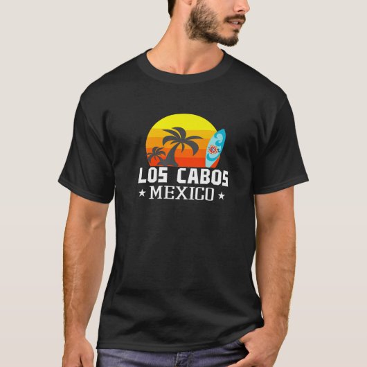 Los Cabos Mexico Beach Toeristische Souvenir Vakan T-shirt (Voorkant)
