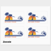 Los Cabos Mexico Rechthoekige Sticker (Vel)