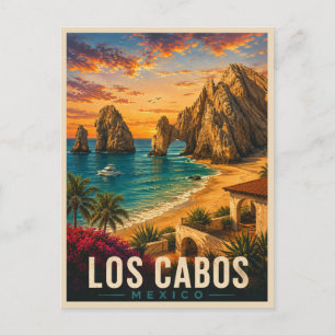 Los Cabos Mexico Vintage Reis Briefkaart