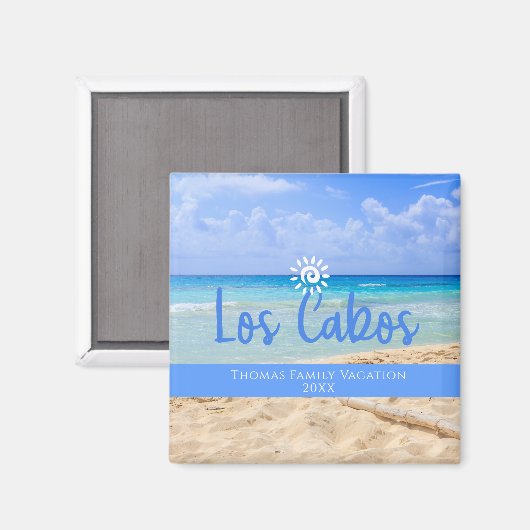 Los Cabos Souvenir Magneet (Voorkant / Achterkant)