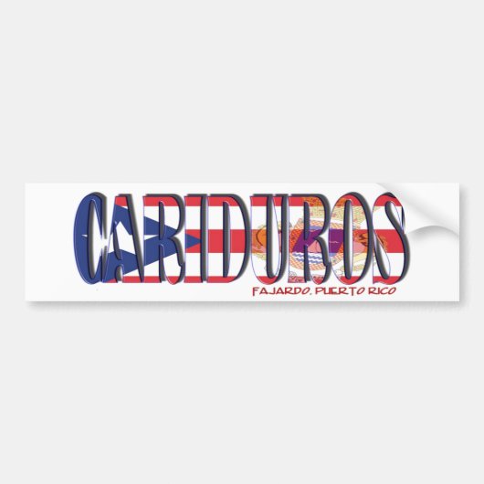 Los Cariduros de Fajardo Bumpersticker (Voorkant)