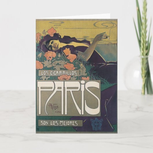 Los Cigarrillos París, Kaart (Voorkant)