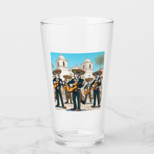 Los Coyotes Mariachi Glas (Voorkant)
