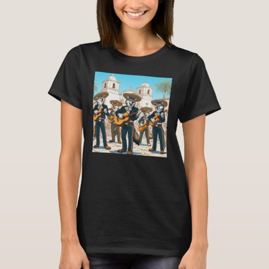 Los Coyotes Mariachi T-shirt (Voorkant)