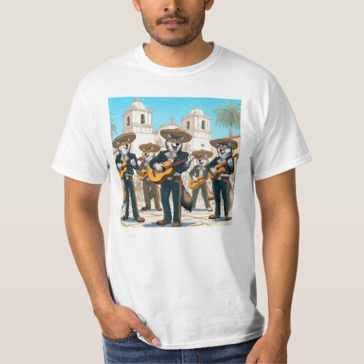 Los Coyotes Mariachi T-shirt (Voorkant)