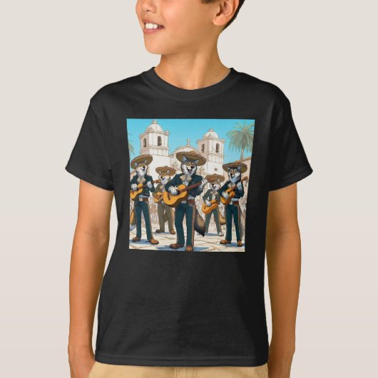 Los Coyotes Mariachi T-shirt (Voorkant)