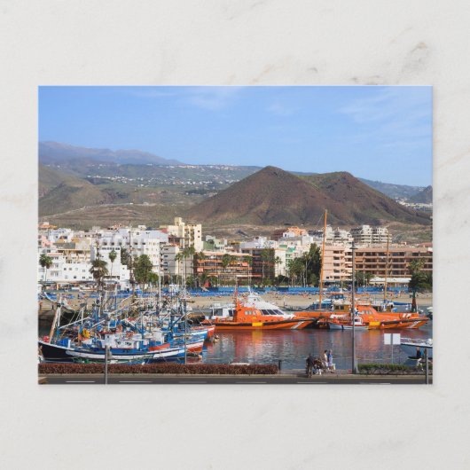 Los Cristianos op Tenerife Briefkaart (Voorkant)