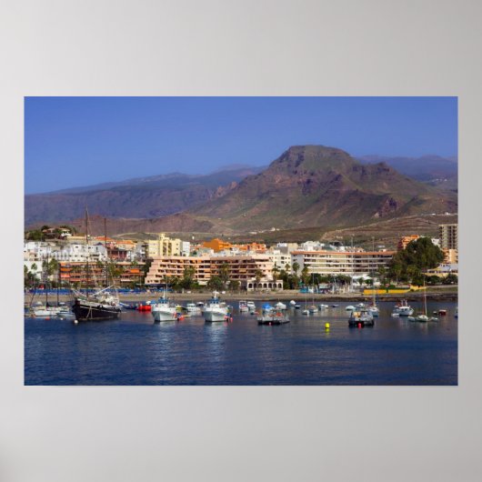 Los Cristianos op Tenerife Poster (Voorkant)