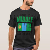 Los de Riddle Pickleball speler Paddle Graphi T-shirt (Voorkant)