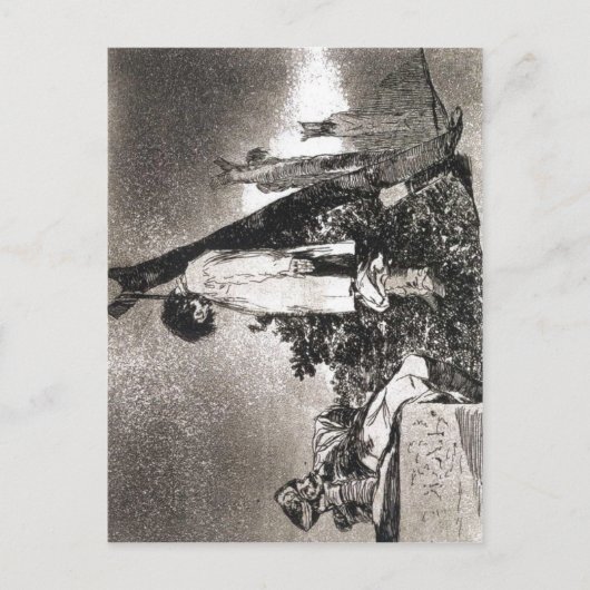 Los desastres de la guerra, bord 36 Goya, Tampoco Briefkaart (Voorkant)