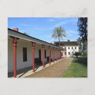 Los Encinos Historic California Adobe Briefkaart