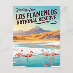Los Flamencos Nationaal Reservaat Chili Briefkaart