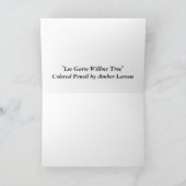 "Los Gatos Wilg" door AmberLarsen Kaart (Binnen)