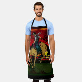 Los Gauchos Sandstone Onderzetter / De Cowboys Schort (Gedragen)