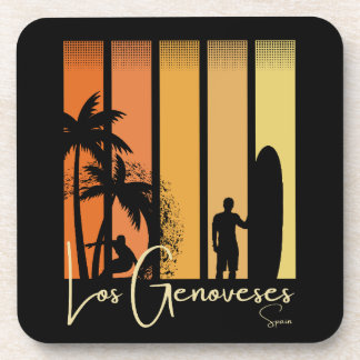 Los Genoveses Spanje Surfstrand Bier Onderzetter