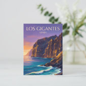 Los Gigantes Kliffen Spanje Briefkaart (Staand voorkant)