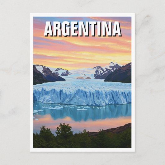 Los Glaciares Nationaal Park Argentinië Reizen Briefkaart (Voorkant)