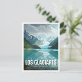 Los Glaciares Nationaal Park Argentinië Reizen Briefkaart (Staand voorkant)